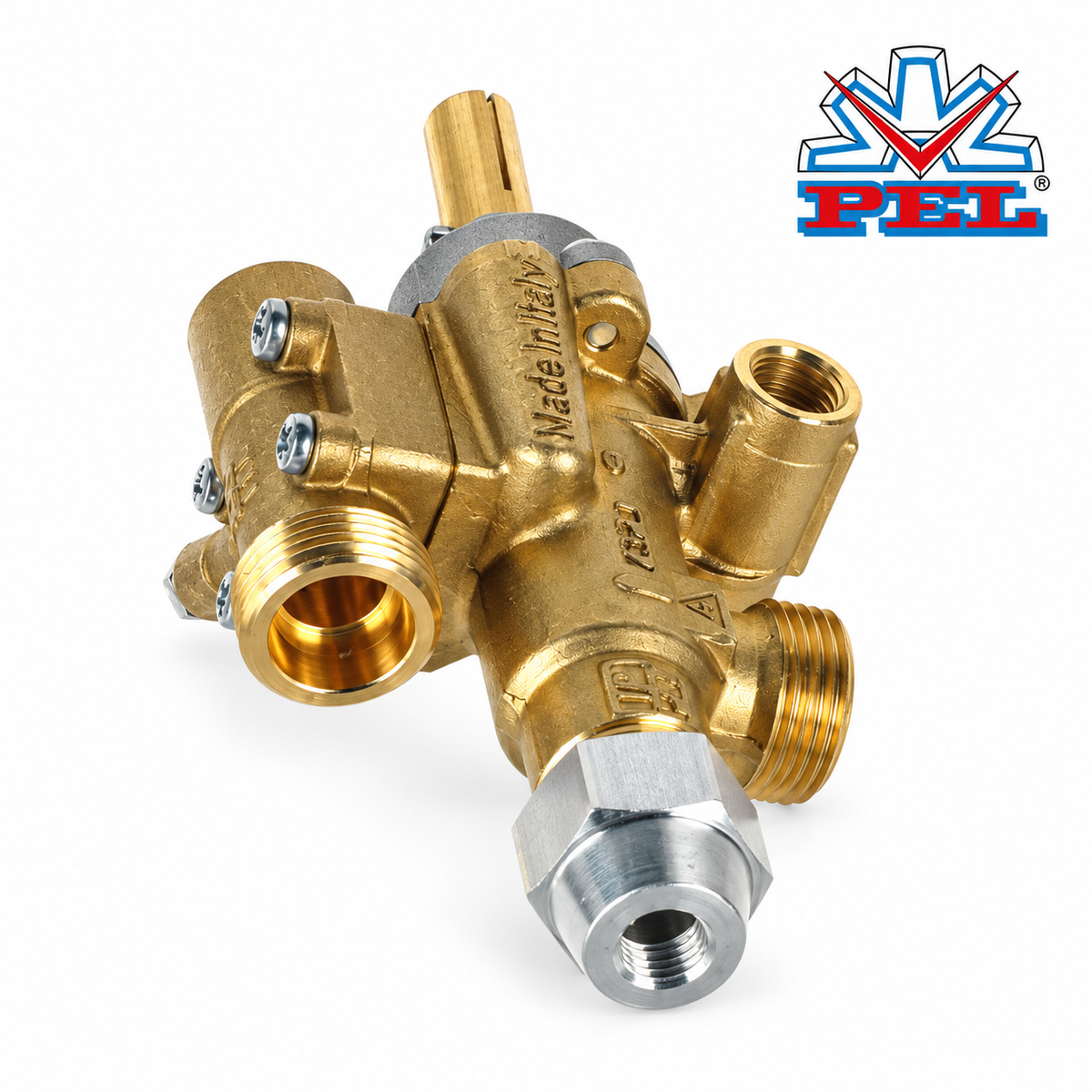 PEL 22S/O Gas Tap Safety Valve  flow regulator, outlet ø12mm, below
