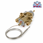 PEL 25ST Thermostatic Gas Valve 100-300C, M9x1 TC, 22/15mm above