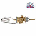 PEL 25ST Thermostatic Gas Valve 140-300C, M8x1 TC, 38/15mm above