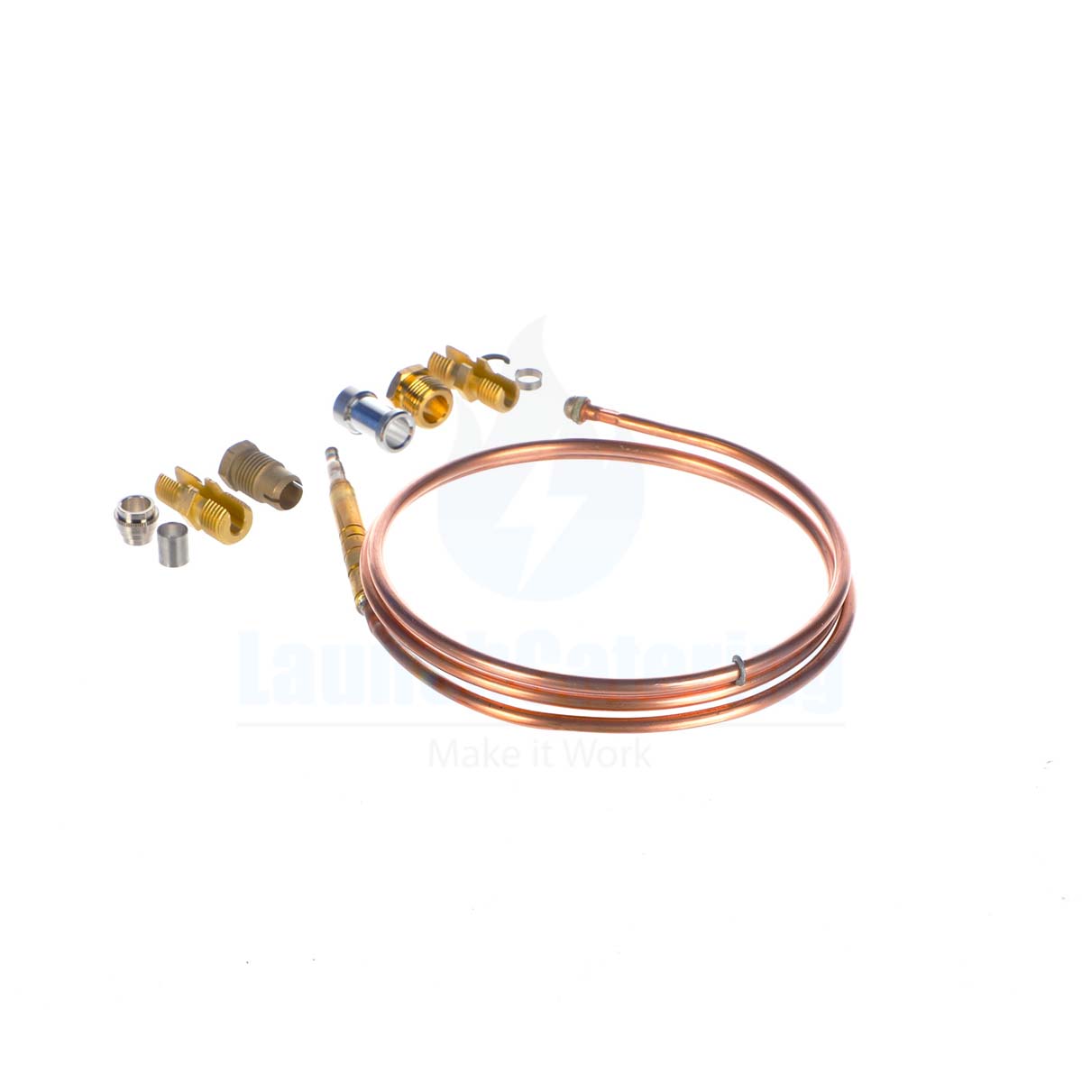 Universal Thermocouple 900mm with Fittings Kit for Commercial Gas Equipment