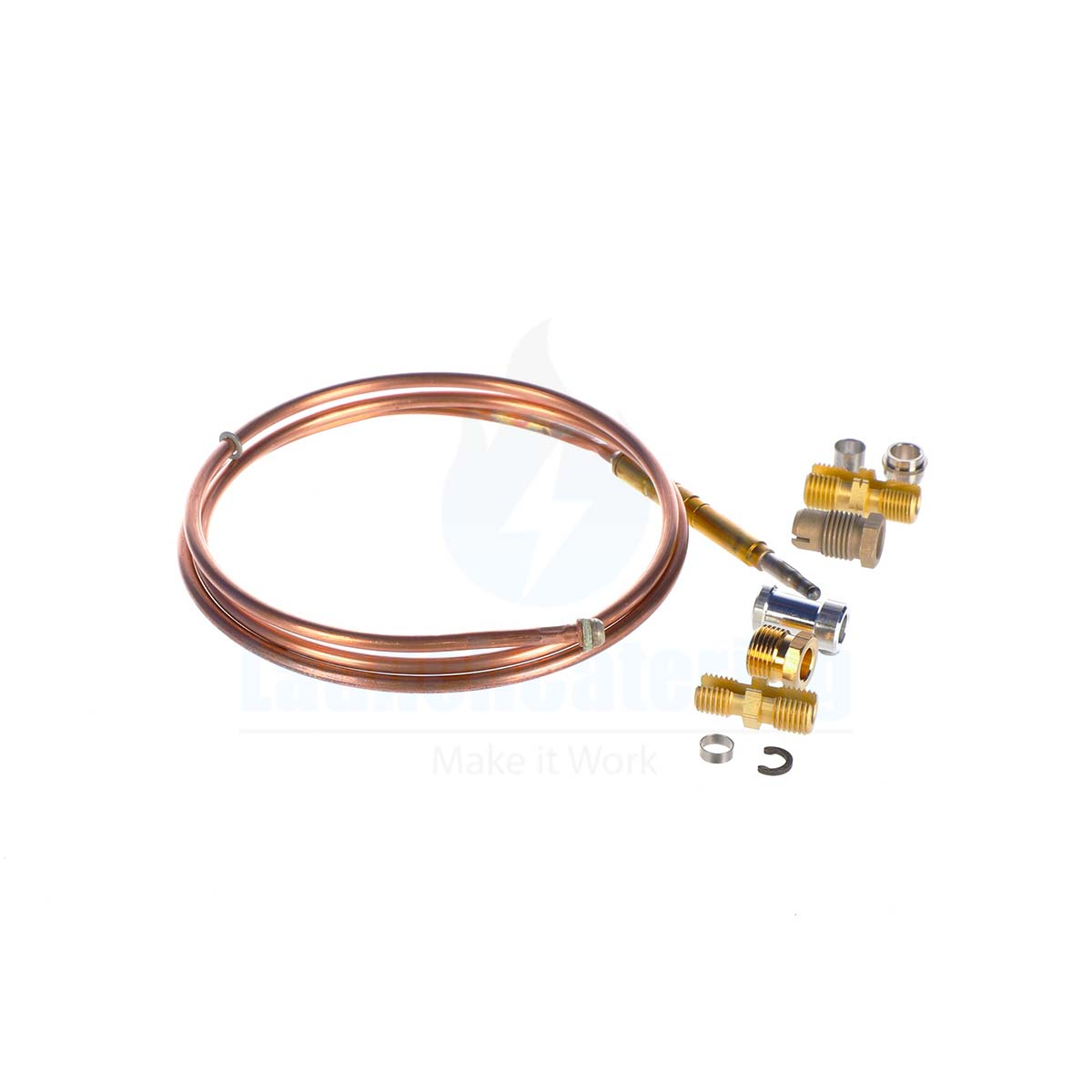Universal Thermocouple 900mm with Fittings Kit for Commercial Gas Equipment