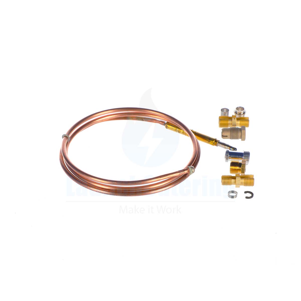 Universal Thermocouple 900mm with Fittings Kit for Commercial Gas Equipment