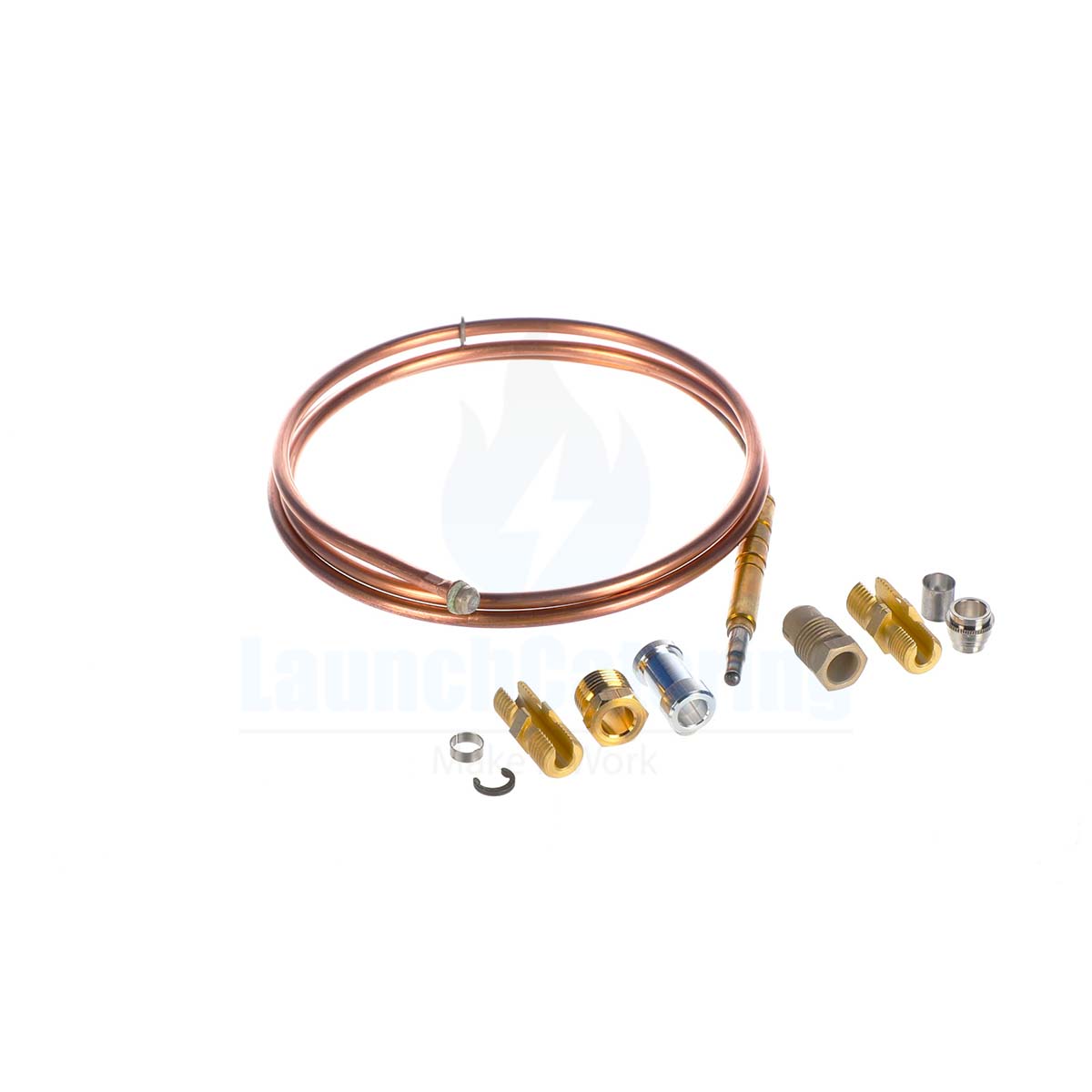 Universal Thermocouple 900mm with Fittings Kit for Commercial Gas Equipment