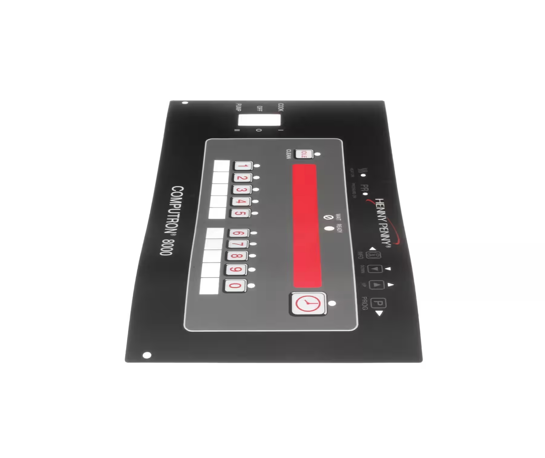 Henny Penny 27308 Computron 8000 Bent Control Decal 0-9 Settings
