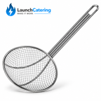 Nickel Plated Heavy Duty Commercial Steel Skimmer 200mm (8in)