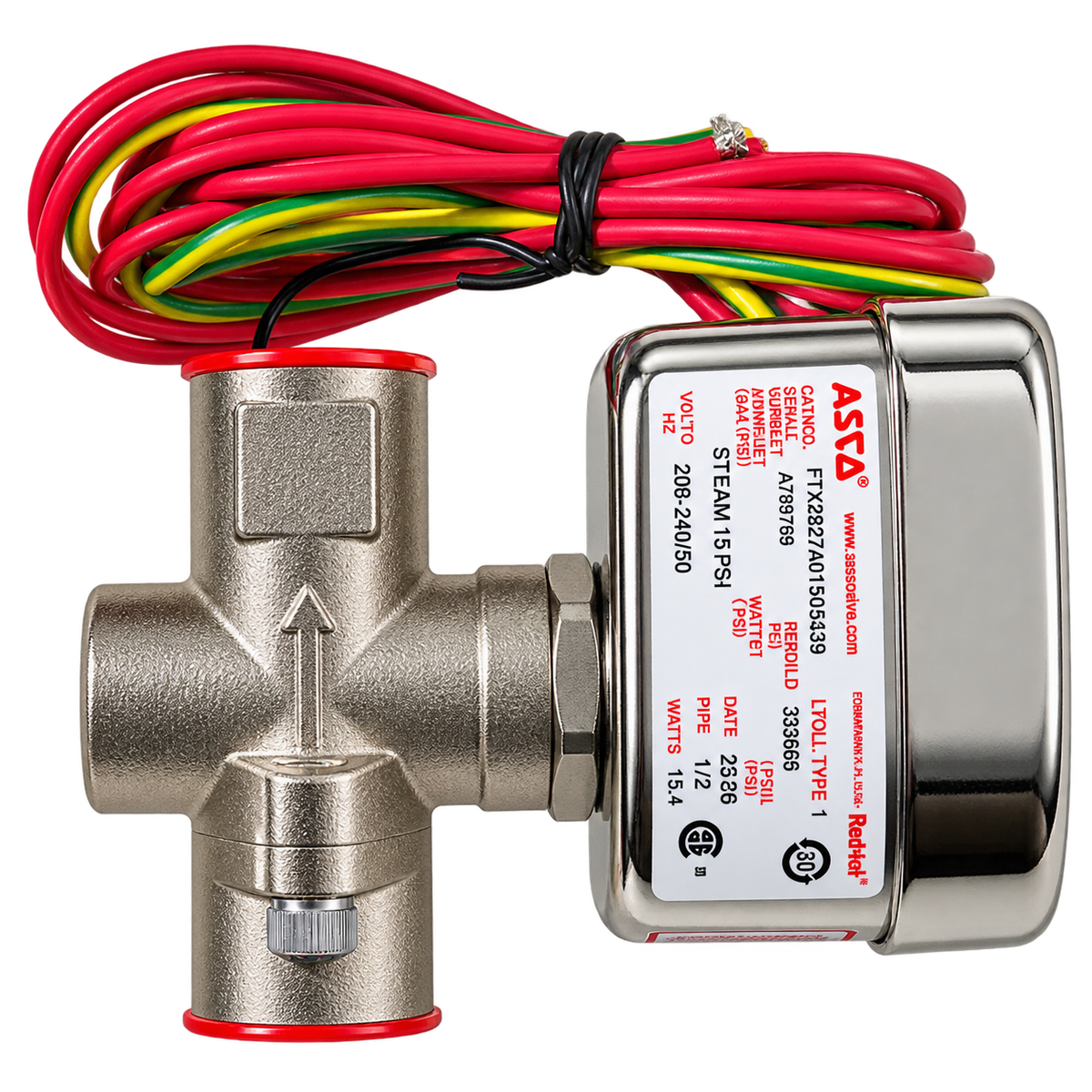 Henny Penny Pressure Fryer Steam Solenoid Valve 240V/50Hz (Part No. 18724)