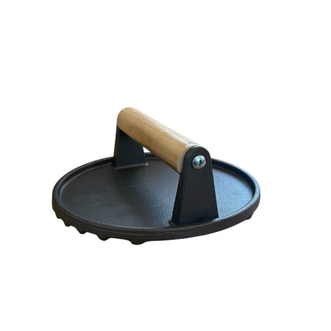 Cast Iron Round Grill Press Steak Weight Bacon Press Professional