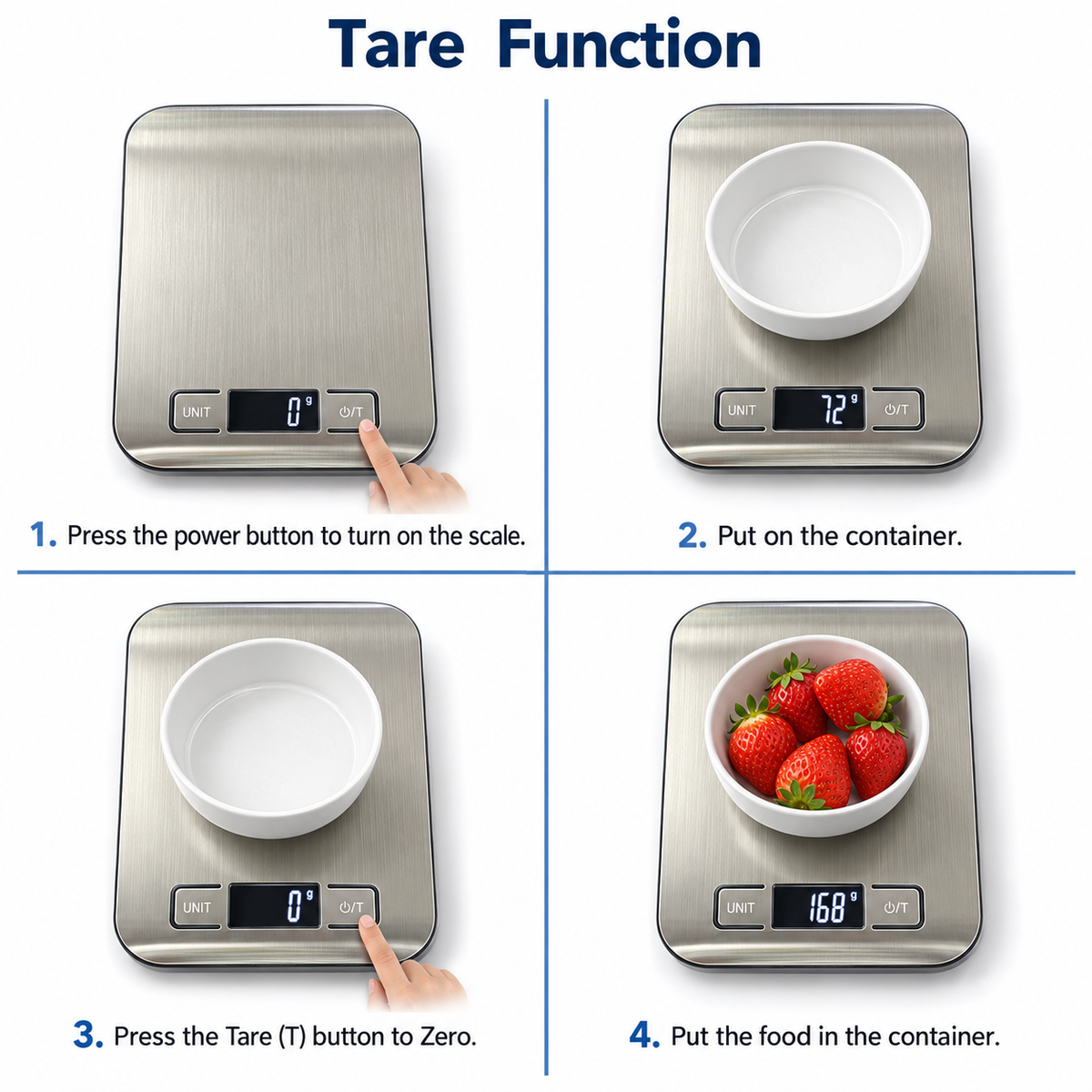 Professional Digital Kitchen Scale 10kg Commercial Food Scale