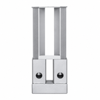 2 Bar Gas Burner Stainless Steel Slotted 1/4 BSP for Chinese Wok Cooker NG or LPG