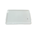 Pack of 6 Dough box lid 600 x 400mm white polypropylene for 75mm