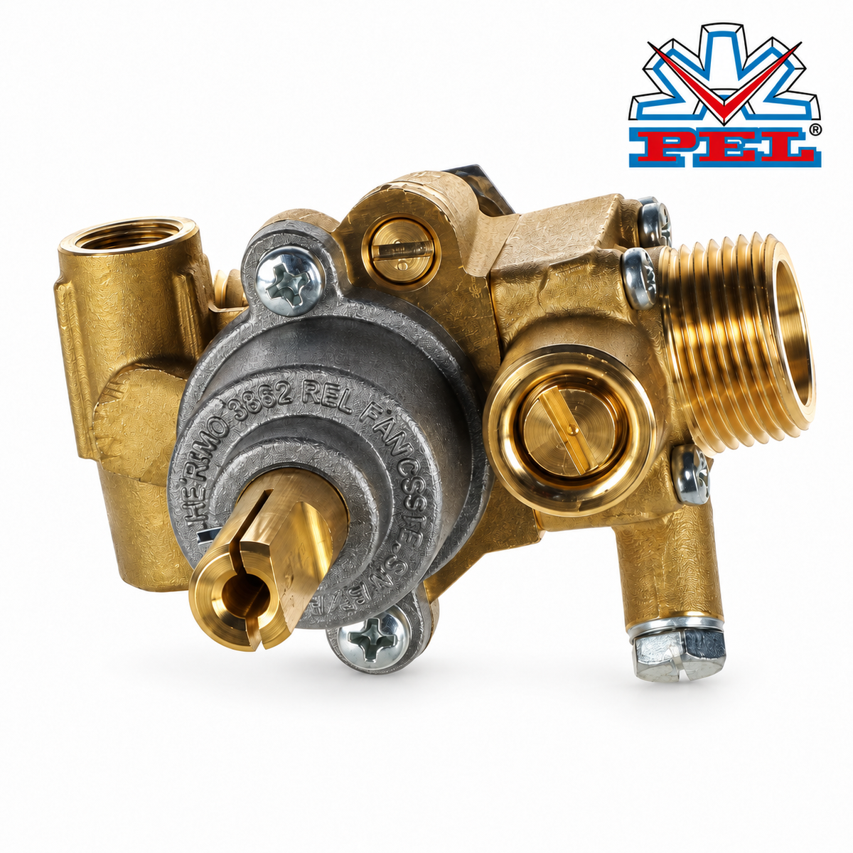 PEL 22S/V Gas Tap Safety Valve with pilot, outlet ø12/10mm, above