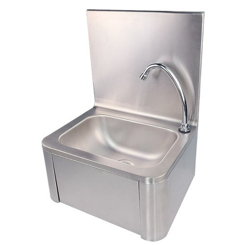 Hamoki KYL43 231045 knee-operated stainless steel hand wash basin