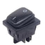 Heavy Duty Waterproof Seal Rocker Switch ON/OFF DPST KCD4 Black