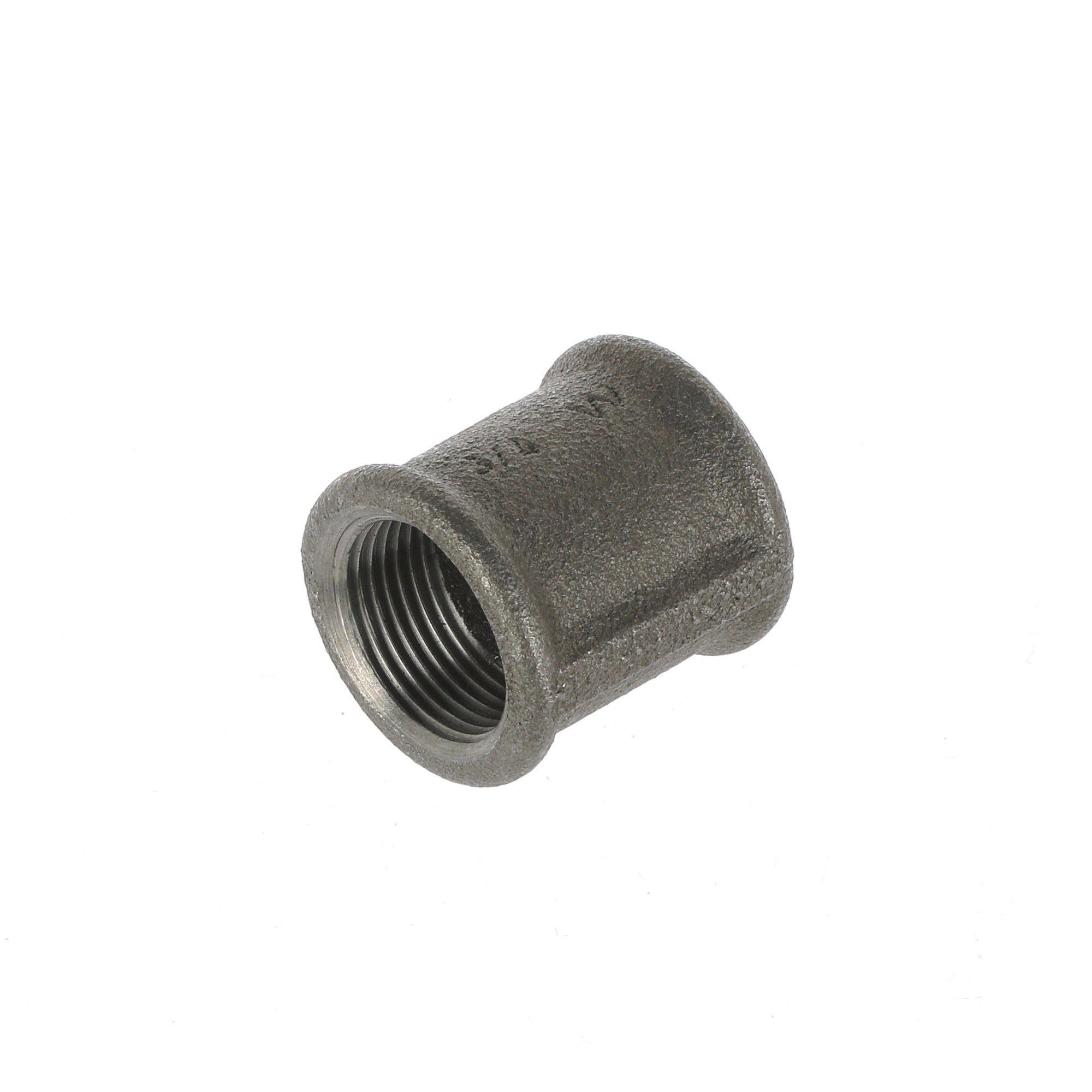 3/4 inch Black Iron Socket Coupler - BSP Gas Pipe Fitting for Commercial Catering