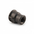 3/4 inch x 1/2 inch Black Iron Reducing Socket - BSP Gas Pipe Fitting for Commercial Catering