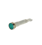 Green Round Indicator Light 230V 10mm Chrome Bezel - Commercial Catering Equipment Spare