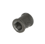 1/2 inch Black Iron Socket Coupler - BSP Gas Pipe Fitting for Commercial Catering