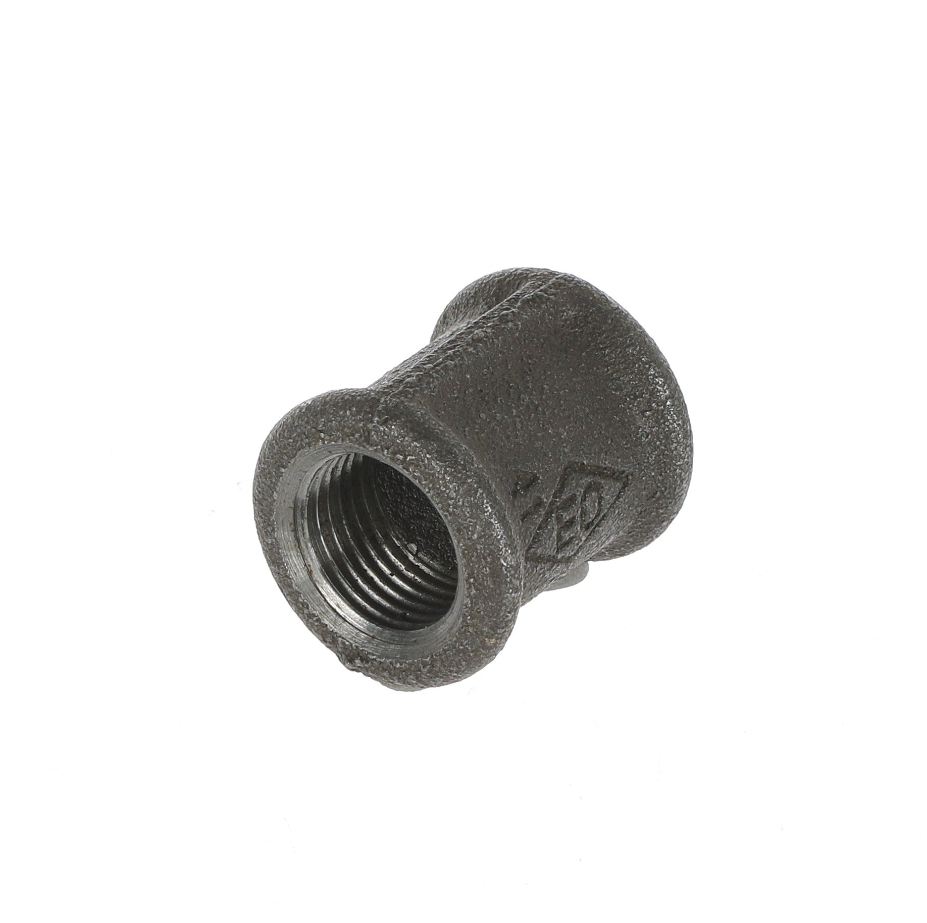 1/2 inch Black Iron Socket Coupler - BSP Gas Pipe Fitting for Commercial Catering