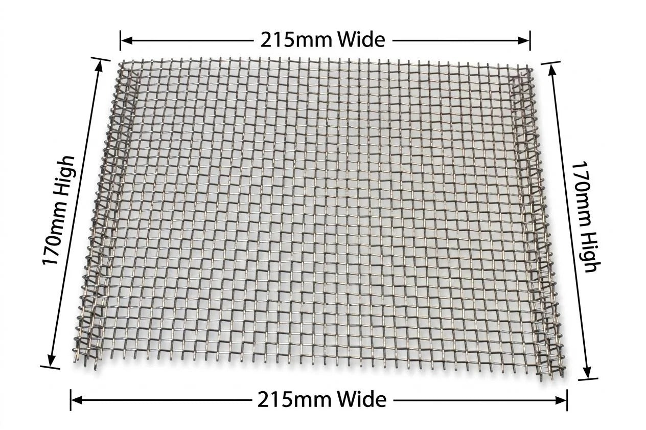 Archway Doner Kebab Burner Mesh 170 x 215mm Stainless Steel Grille