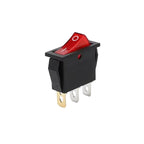 Commercial Equipment Switch / Single Pole ON OFF (Red) / 16A 250V / 11 x 30mm