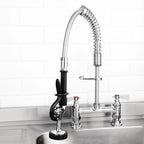 Twin Pedestal Mini Pre-Rinsers