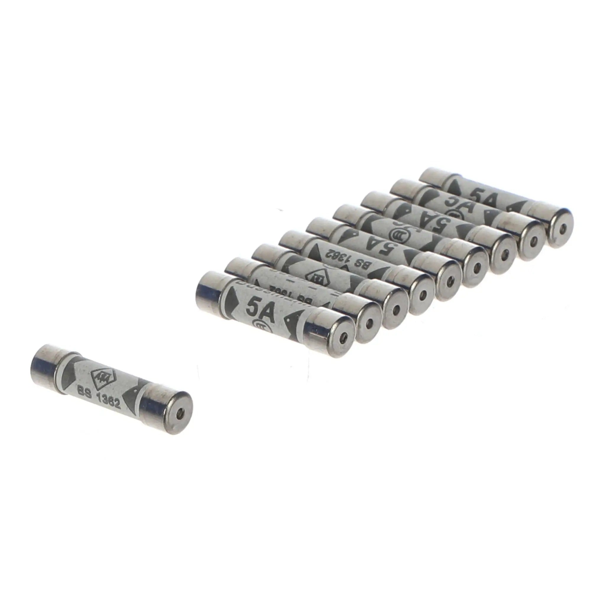 5A Quick Acting Cartridge Fuse 6.3 x 25mm - Commercial Catering Spare (Pack of 10)
