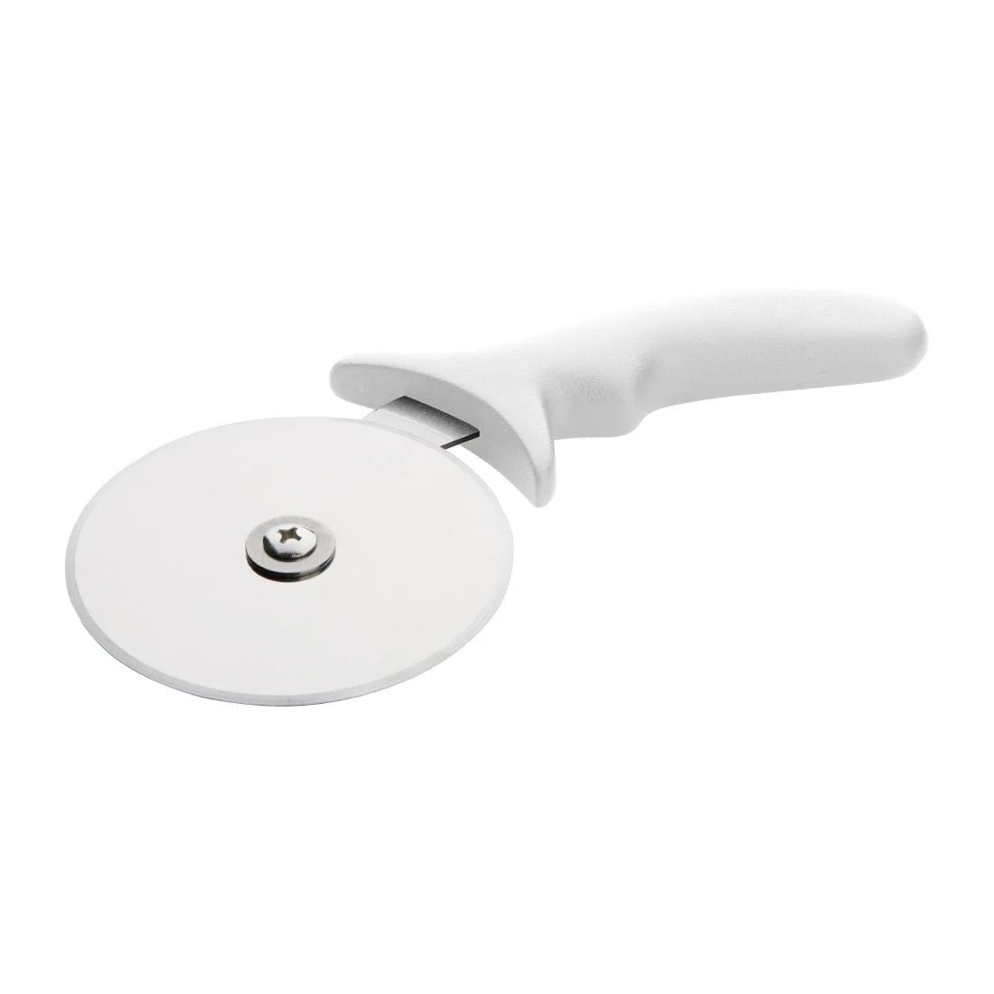 Pizza Cutter Wheel 4 inch, White — Commercial, UK Stock