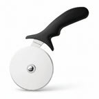 Black 5 inch stainless steel commercial pizza cutter wheel