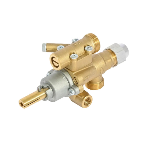 PEL 22S/O Gas Tap Safety Valve - PTVS-1047 flow regulator, outlet ø12/10mm, above