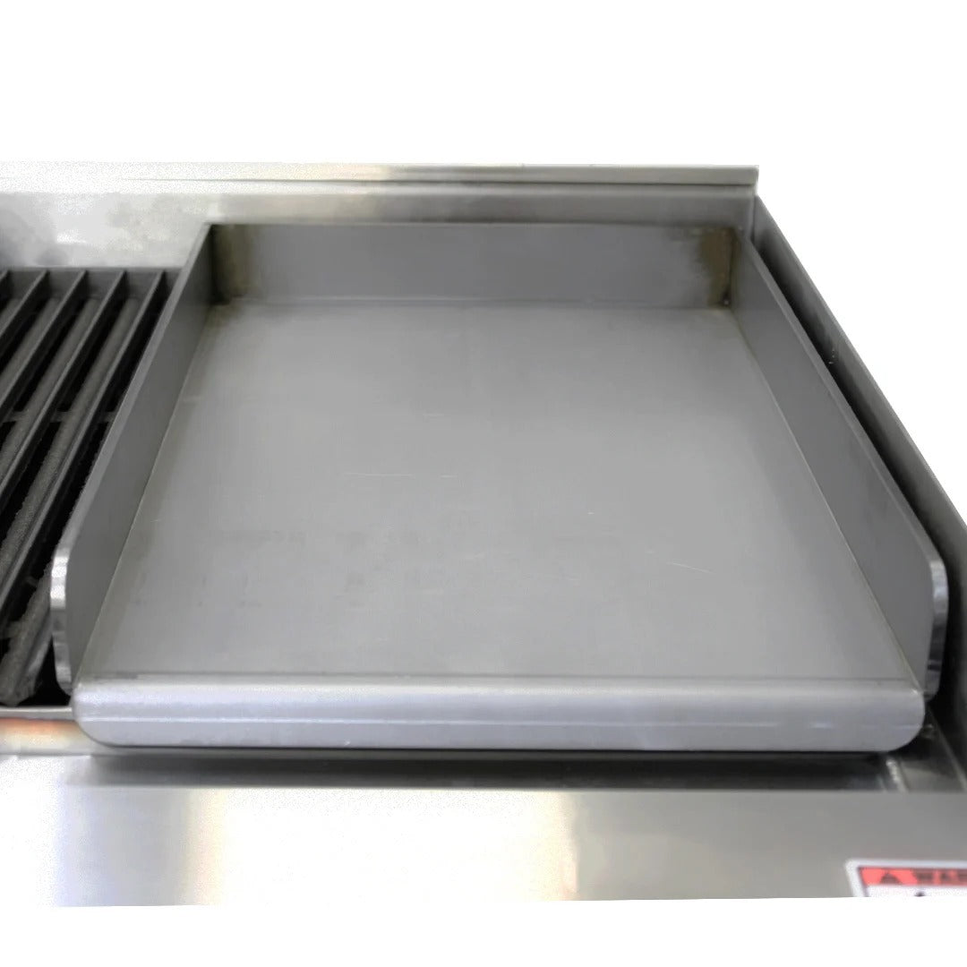 Hamoki ECB-24 Griddle Plate 300 x 460mm for 2 Burner Charbroiler