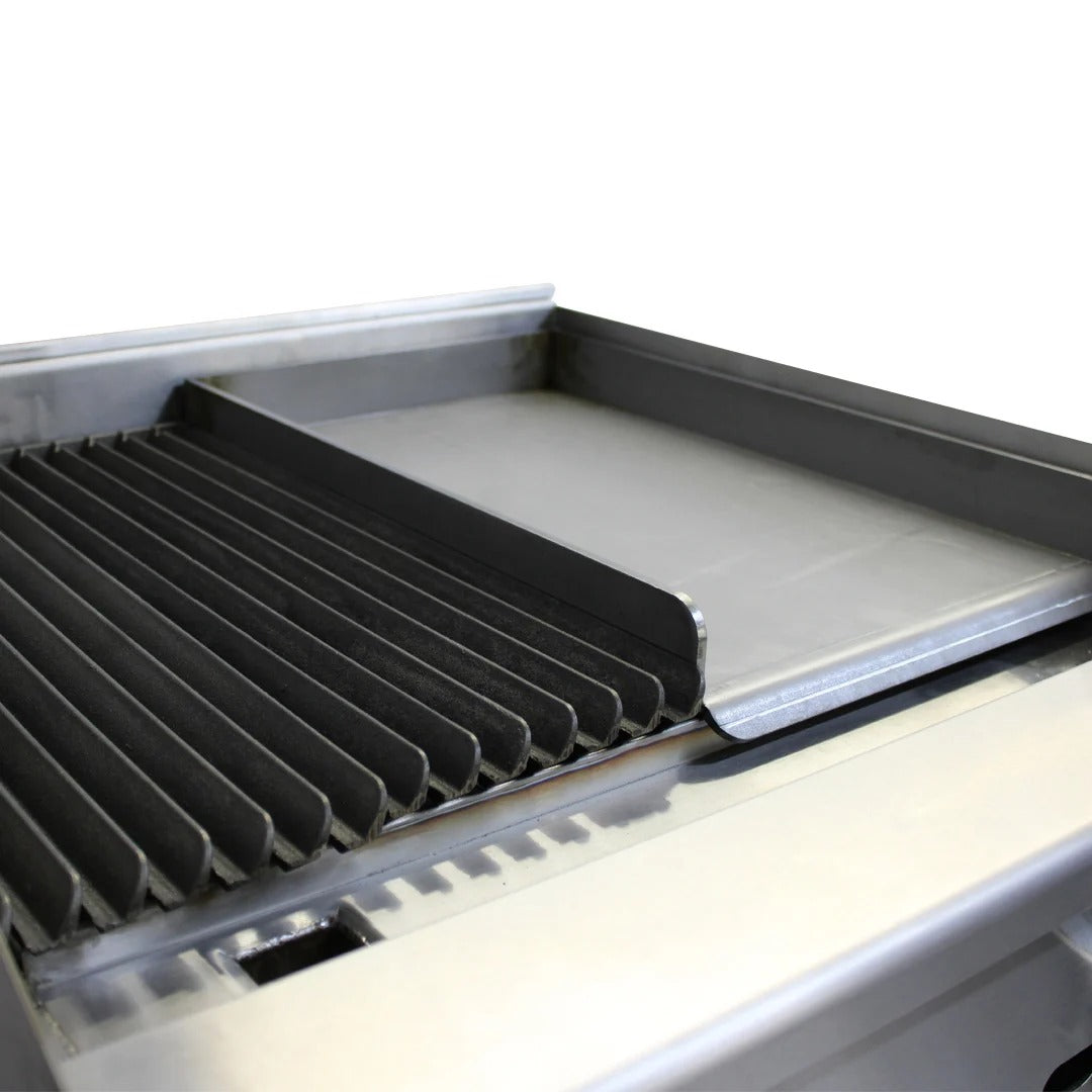 Hamoki ECB-24 Griddle Plate 300 x 460mm for 2 Burner Charbroiler