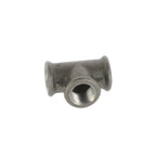 1/2 inch Black Iron Equal Tee - BSP Gas Pipe Fitting for Commercial Catering