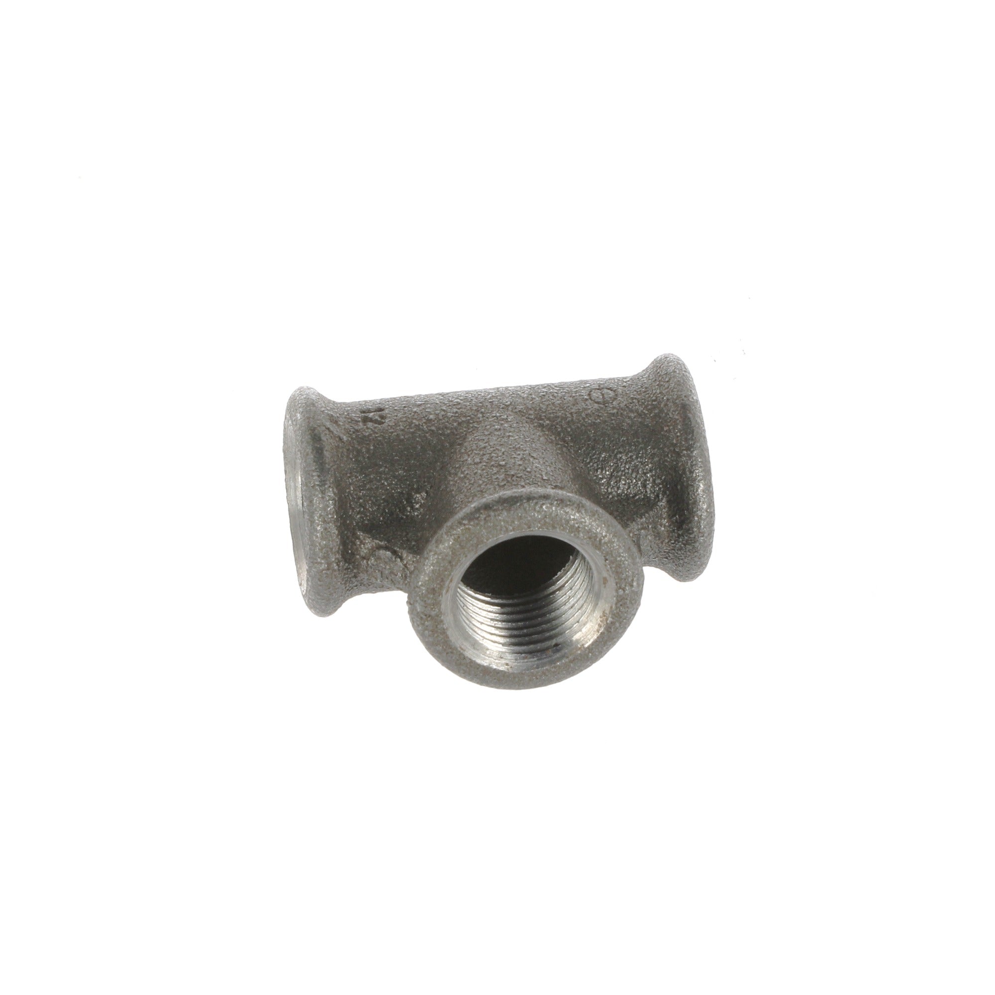 1/2 inch Black Iron Equal Tee - BSP Gas Pipe Fitting for Commercial Catering