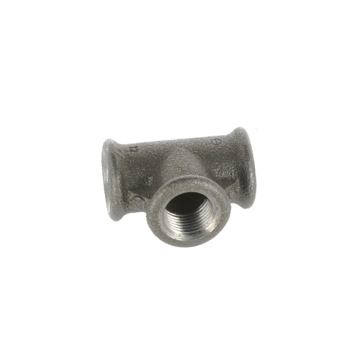 1/2 inch Black Iron Equal Tee - BSP Gas Pipe Fitting for Commercial Catering