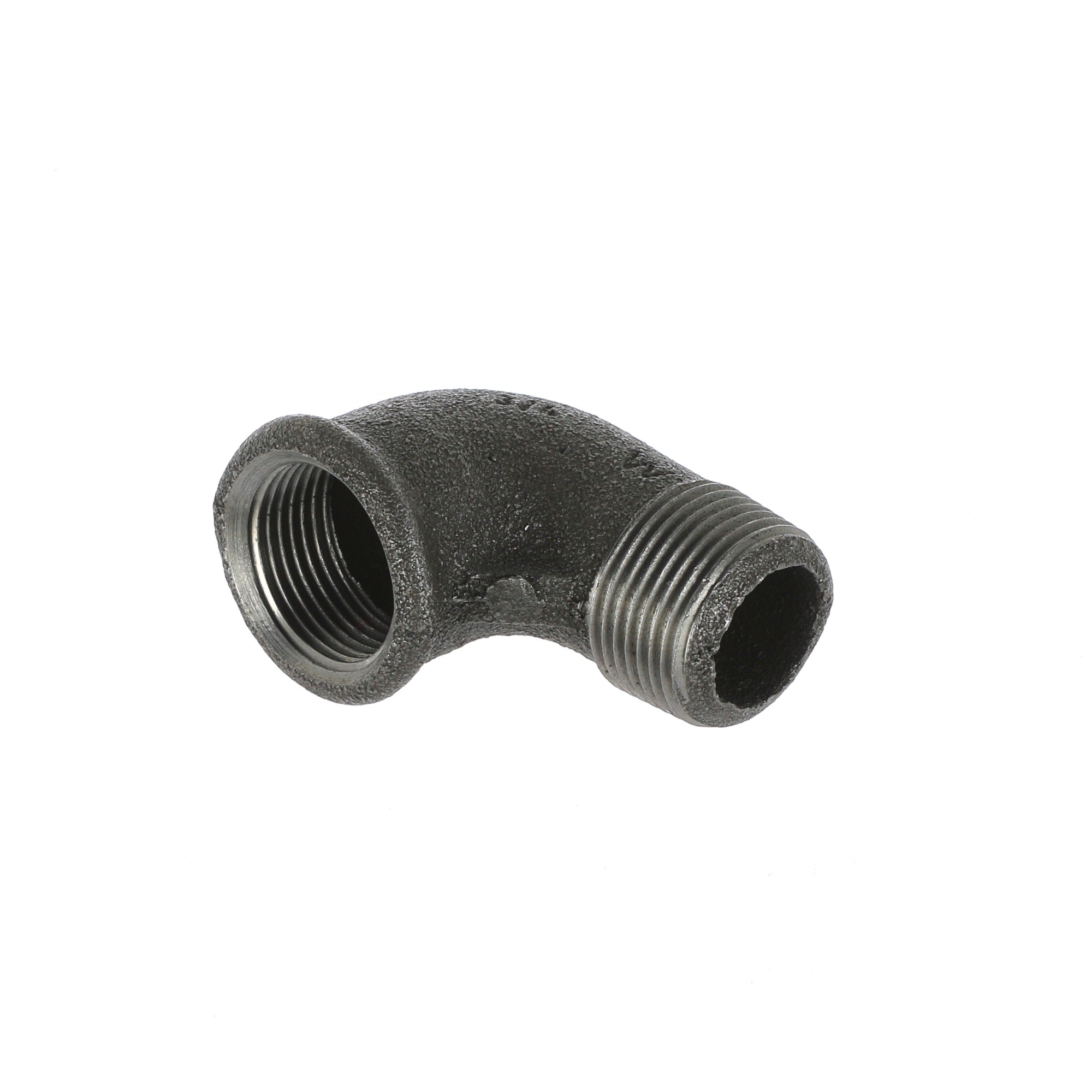 3/4 inch Black Iron 90 Degree Elbow M/F BSP Gas Pipe Fitting for Commercial Catering
