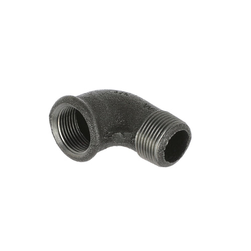 3/4 inch Black Iron 90 Degree Elbow M/F BSP Gas Pipe Fitting for Commercial Catering