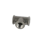 1/2 inch Black Iron Equal Tee - BSP Gas Pipe Fitting for Commercial Catering