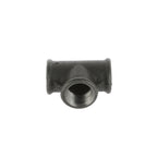 3/4 inch Black Iron Equal Tee - BSP Gas Pipe Fitting for Commercial Catering