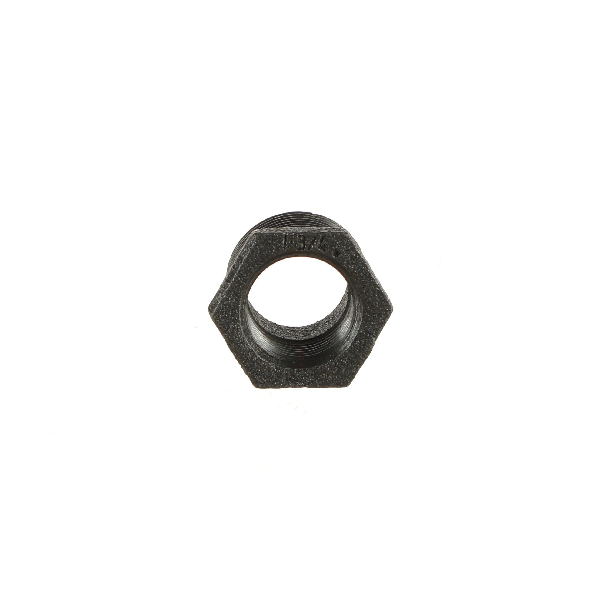 1 inch x 3/4 inch Black Iron Reducing Bush  BSP Gas Pipe Fitting for Commercial Catering