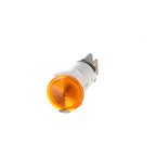 Amber Round Indicator Light 230V 12mm Panel Mount - Commercial Catering Equipment Spare