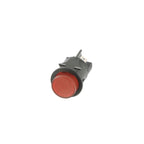 Red Round Latching Push Button 2 Pole 16A 250V 25mm - Commercial Catering Equipment Spare