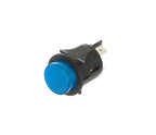 Blue Round Momentary Push Button 2 Pole 16A 250V 25mm - Commercial Catering Equipment Spare