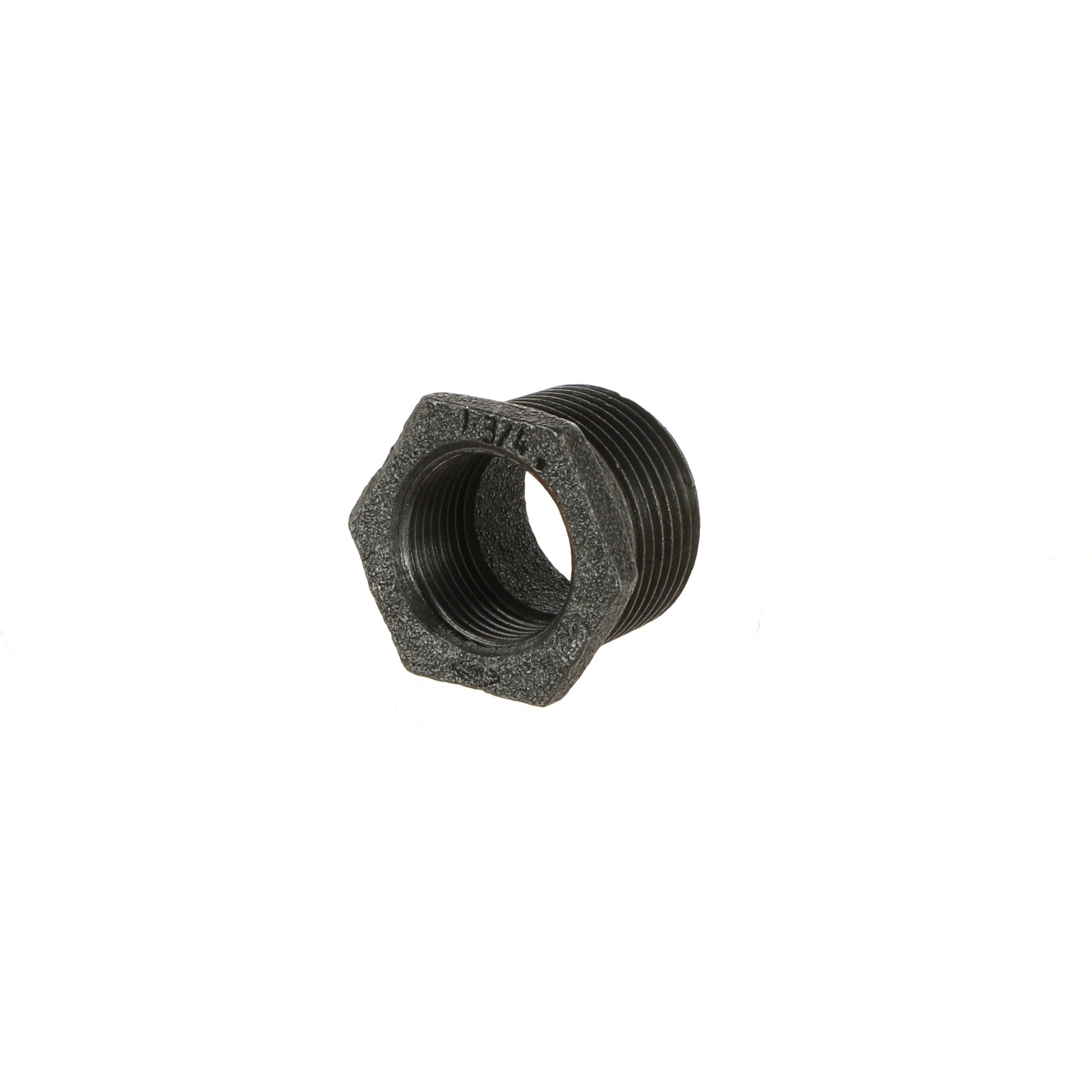 1 inch x 3/4 inch Black Iron Reducing Bush  BSP Gas Pipe Fitting for Commercial Catering