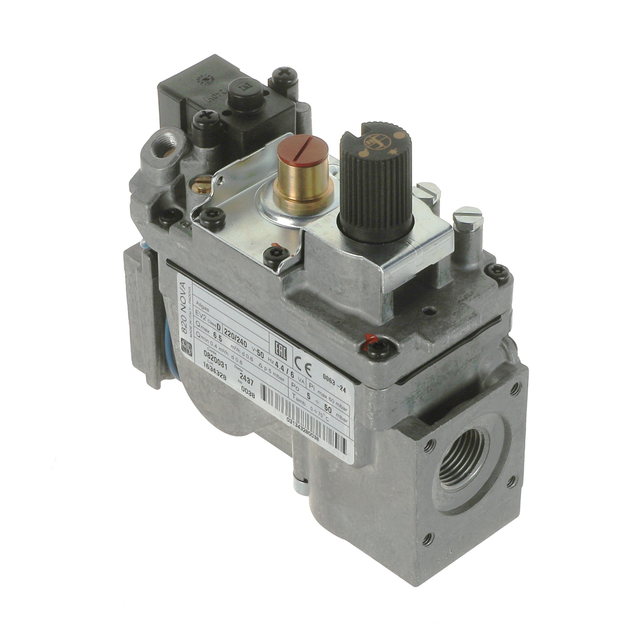 SIT Nova 820 Gas Valve SIT0.820.031 220/240V 50Hz 5-50 mbar Combination Control