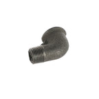 1/2 inch Black Iron 90 Degree Elbow M/F BSP Gas Pipe Fitting for Commercial Catering