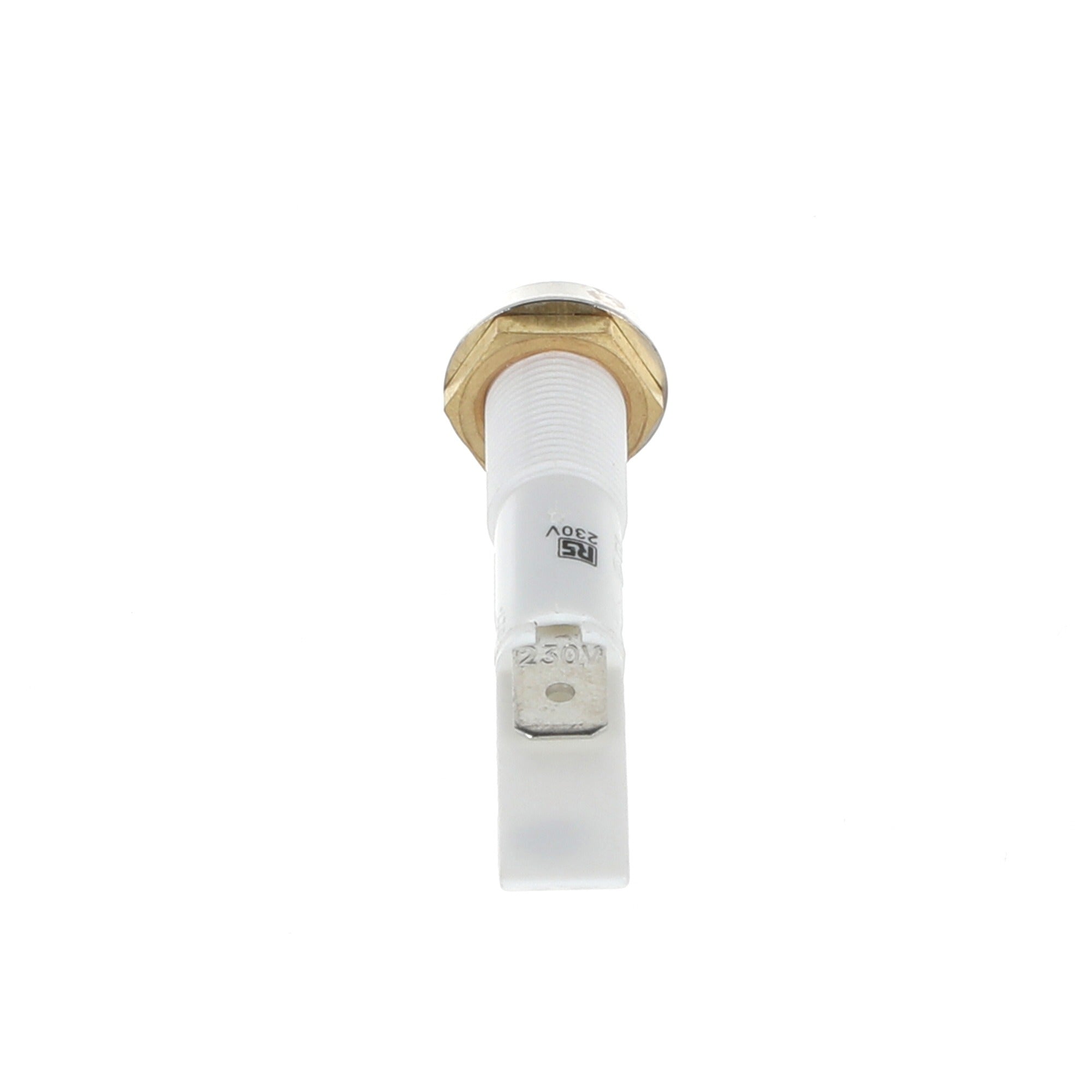 Red Round Indicator Light 230V 10mm Chrome Bezel - Commercial Catering Equipment Spare