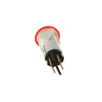 Red Round Indicator Light 230V 12mm Panel Mount - Commercial Catering Equipment Spare