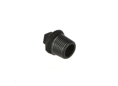 1/2 inch Black Iron Male Plug - BSP Gas Pipe Fitting for Commercial Catering