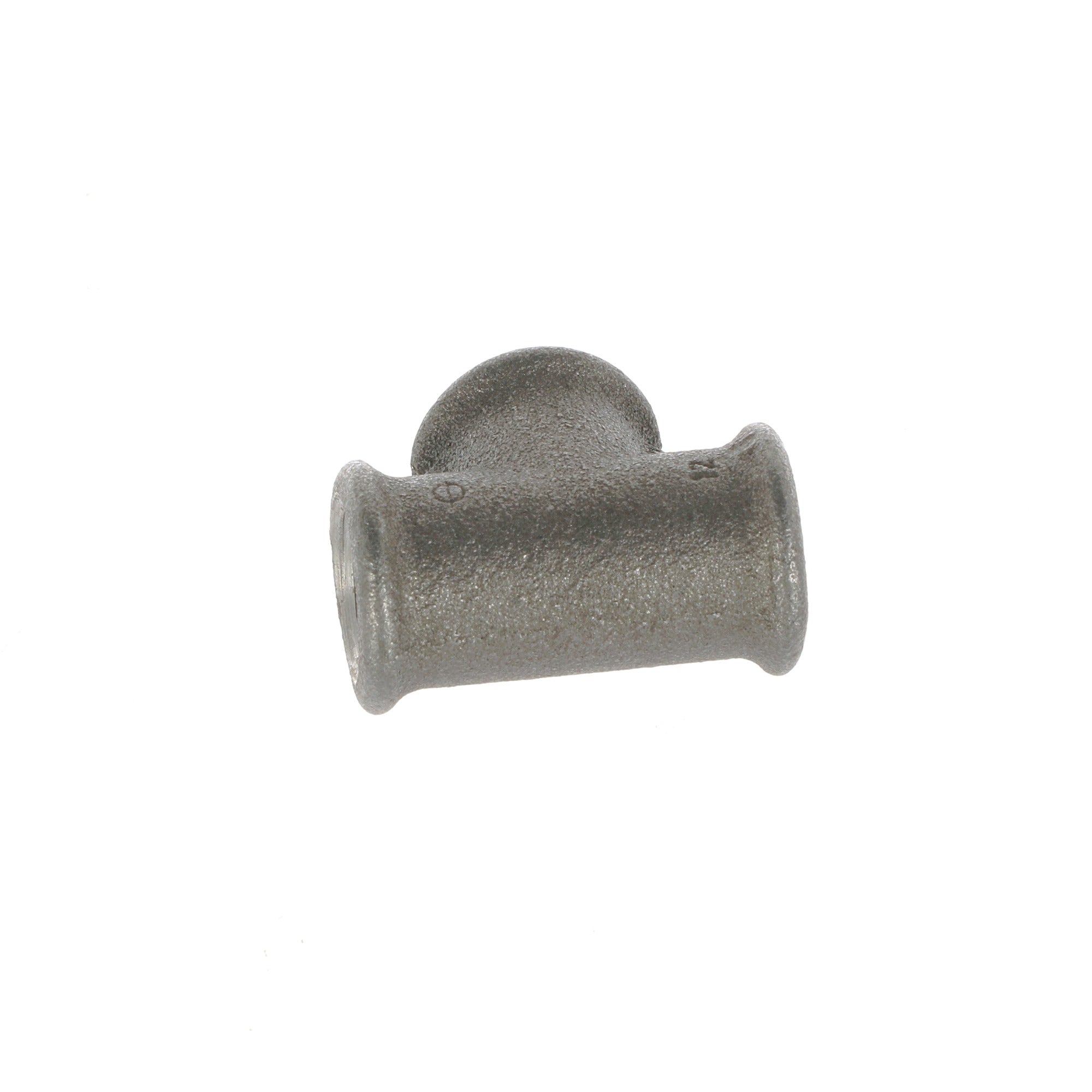1/2 inch Black Iron Equal Tee - BSP Gas Pipe Fitting for Commercial Catering