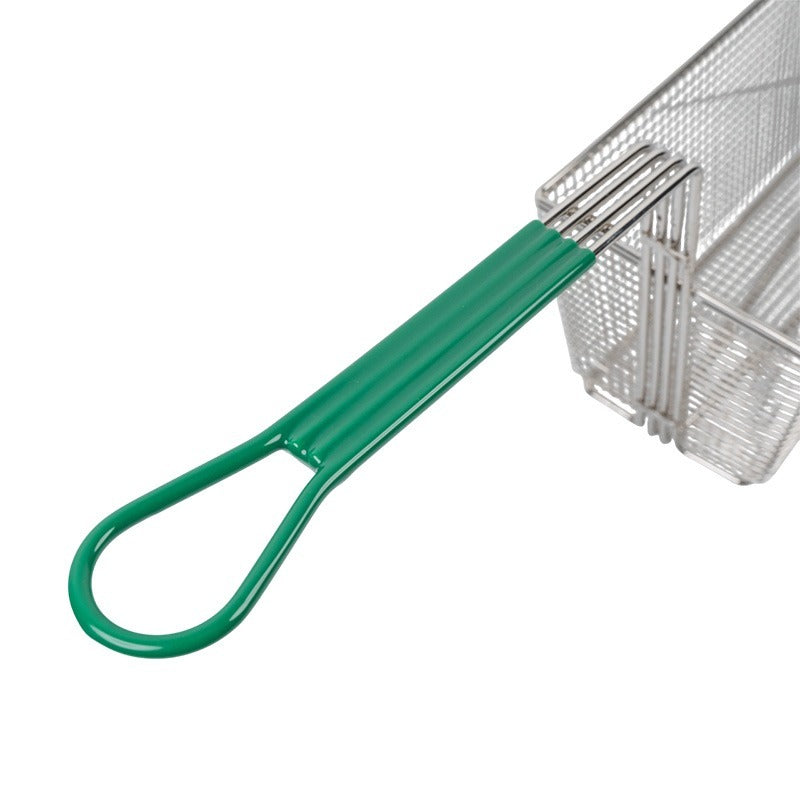 Chips Fryer Basket for Hamoki GF90 / GF120 / GF120T / GF150 Gas Fryer Green Handle
